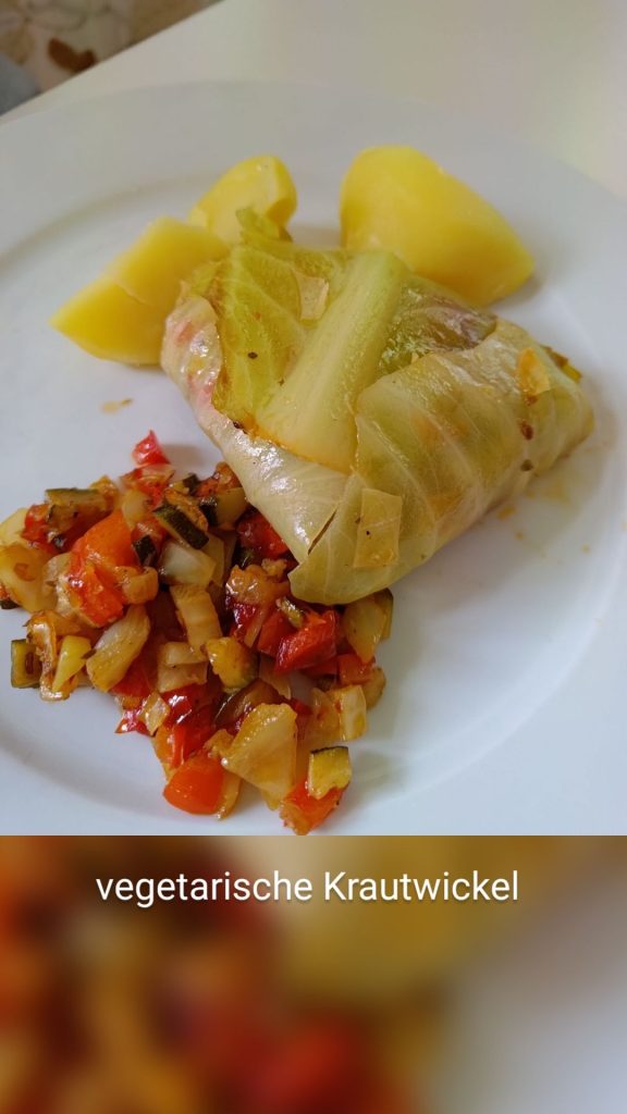 vegetarische Krautwickel